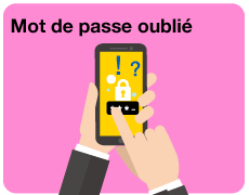 Mot de passe oublié de l'application Orange et moi